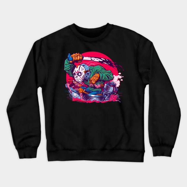 CampFink Crewneck Sweatshirt by poopsmoothie